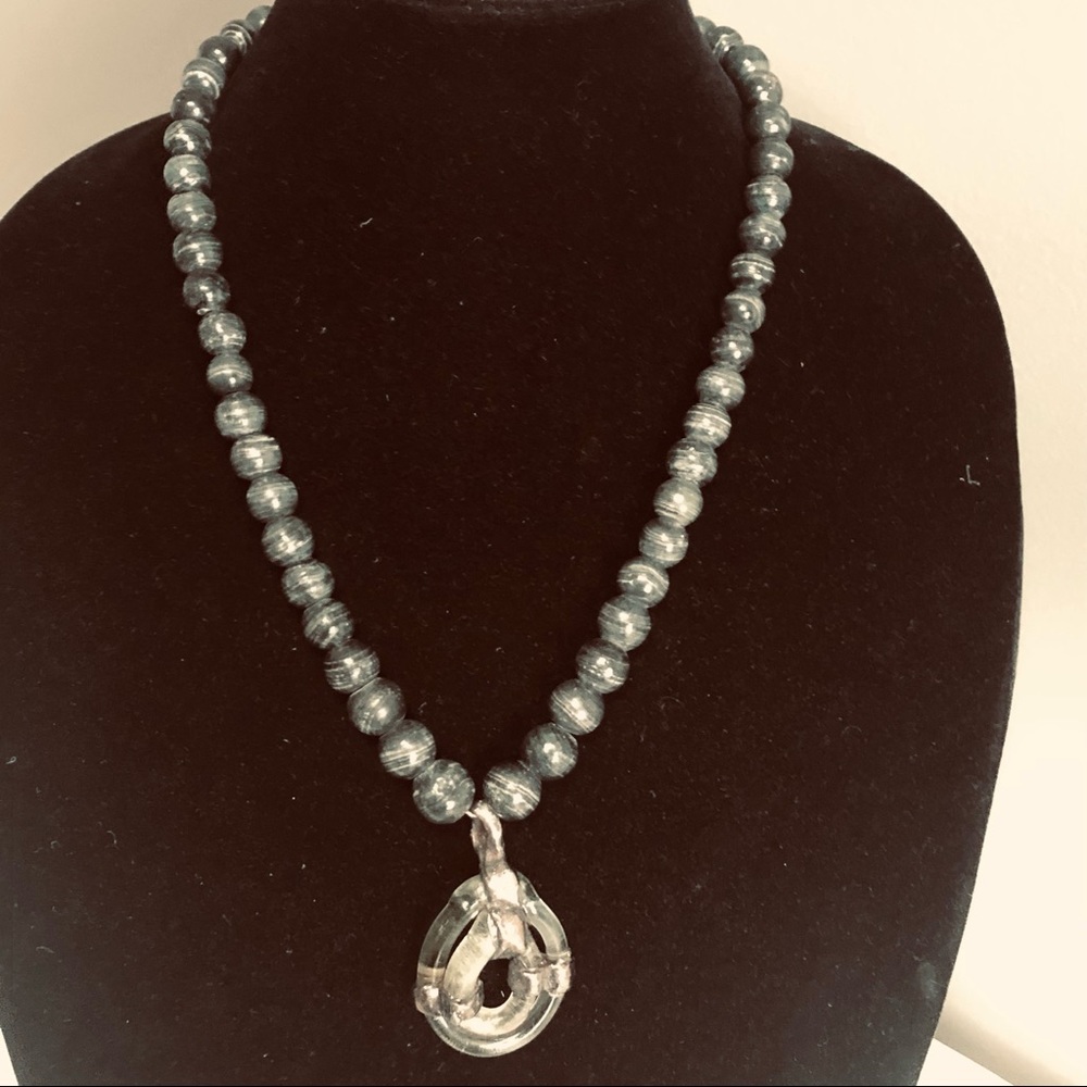 Semi-precious Artisan Statement Necklace Vintage
